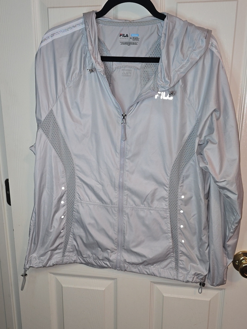 Fila Women's Light Gray‎ Hooded Utility Jacket